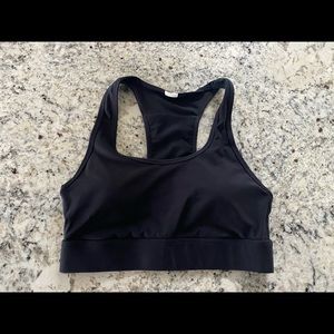 Fabletics sports bra black size medium